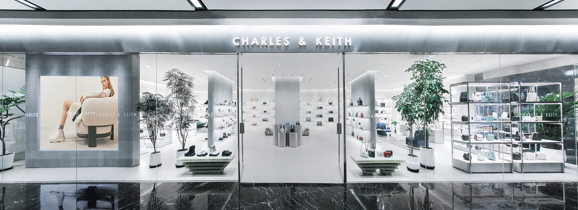 Charles & Keith Store in Marina Square, Singapore Editorial Stock